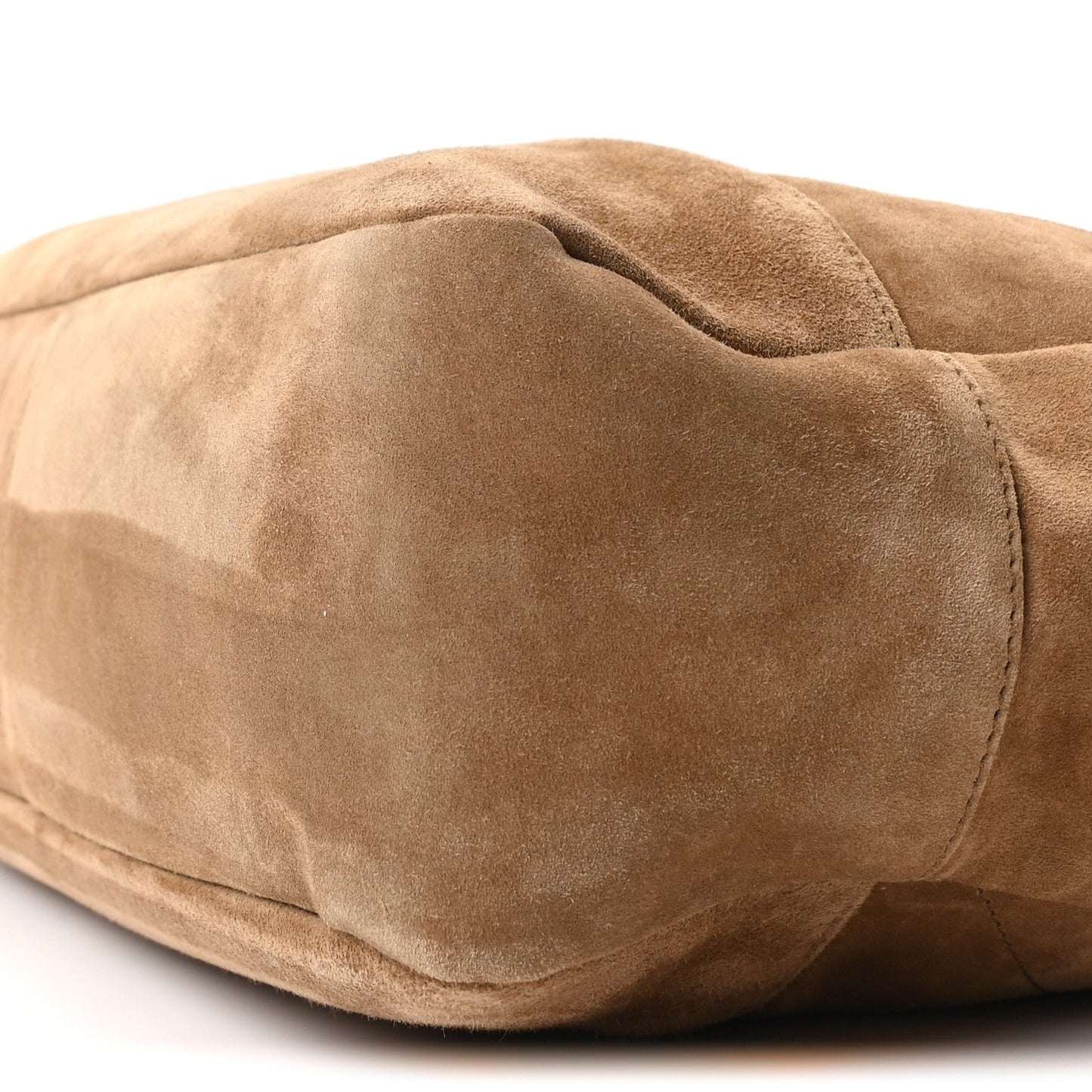 Saint Laurent Suede Medium Jamie Shopping Tote Golden Leaf