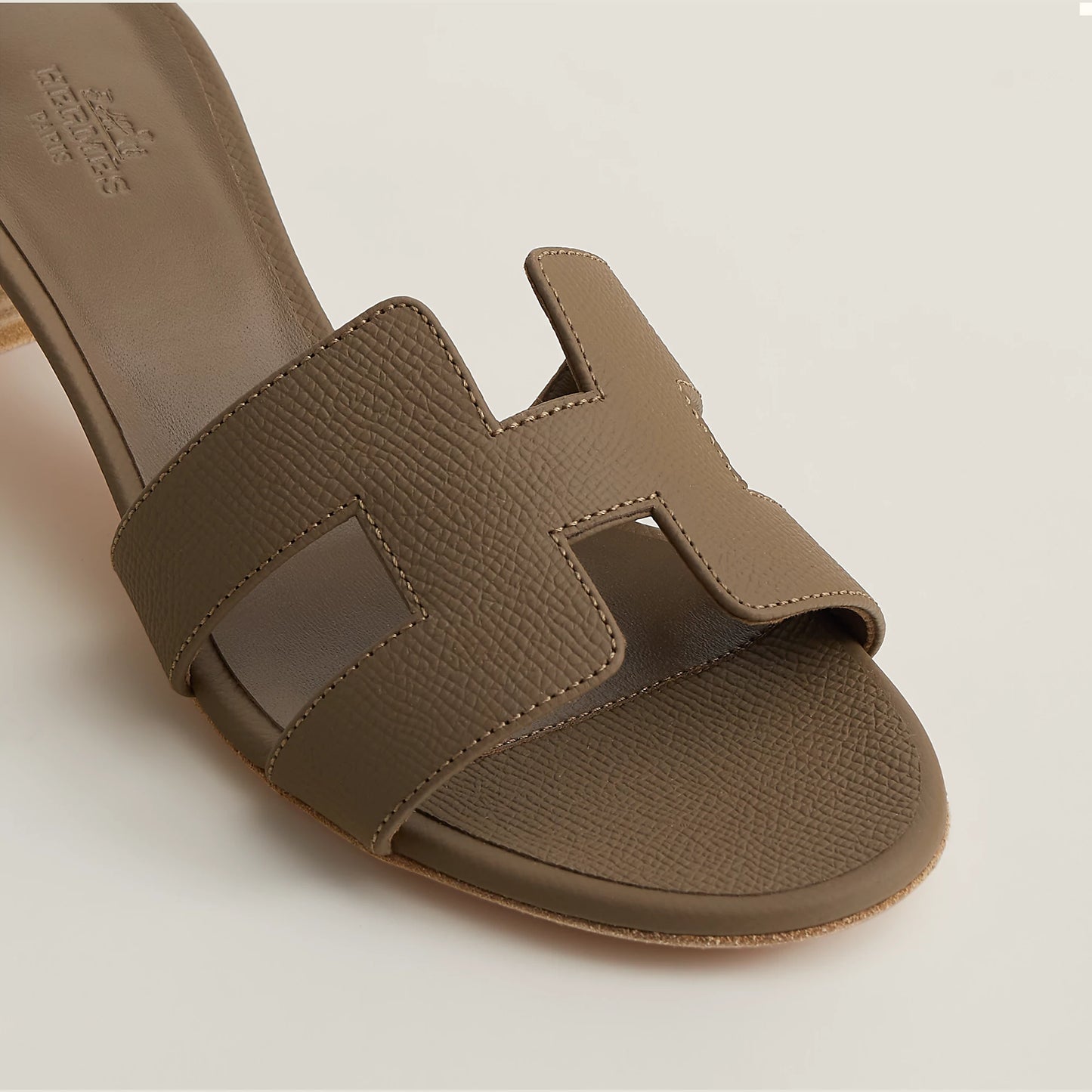 Hermès Oasis Sandal in Suede Goatskin & Mesh