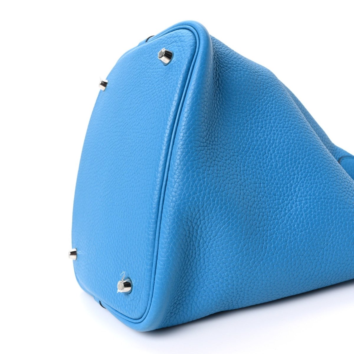 Taurillon Clemence Picotin Lock 22 MM Tote Bleu Frida - NEESTRA