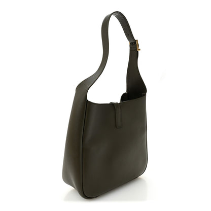 Saint Laurent Smooth Calfskin Small Le 5 A 7 Soft Hobo Light Musk
