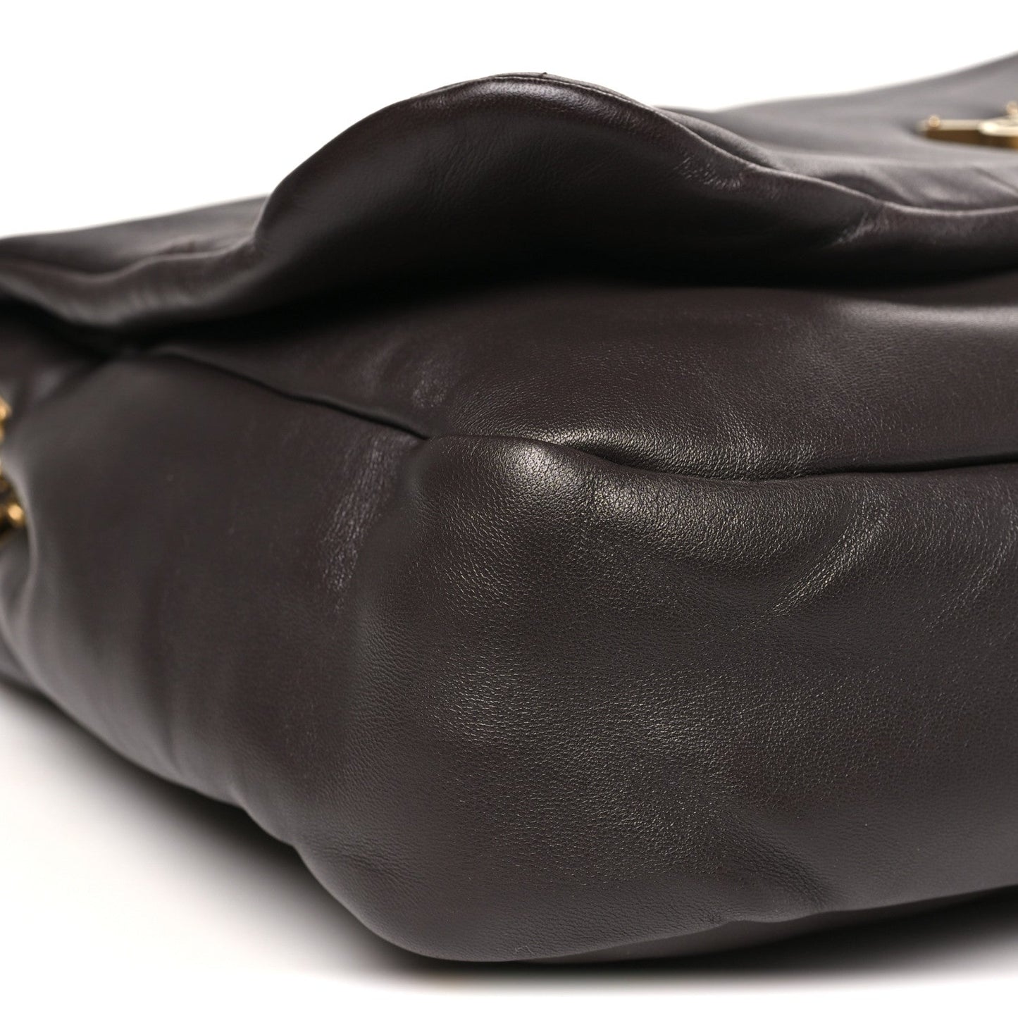 Saint Laurent Large Jamie 4.3 Quilted Shoulder Bag Dark Sweet Chocolate