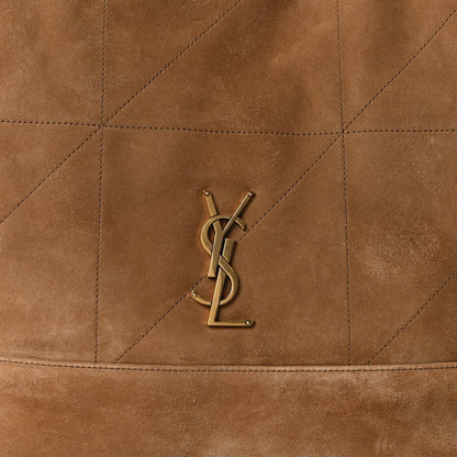 Saint Laurent Suede Medium Jamie Shopping Tote Golden Leaf
