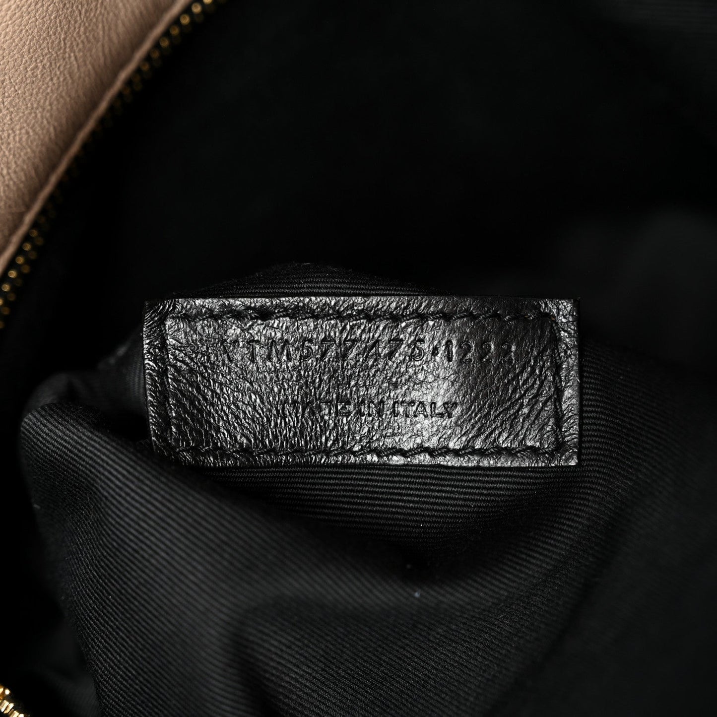 Saint Laurent Loulou Puffer Quilted Lambskin Chain Satchel Medium Dark Beige