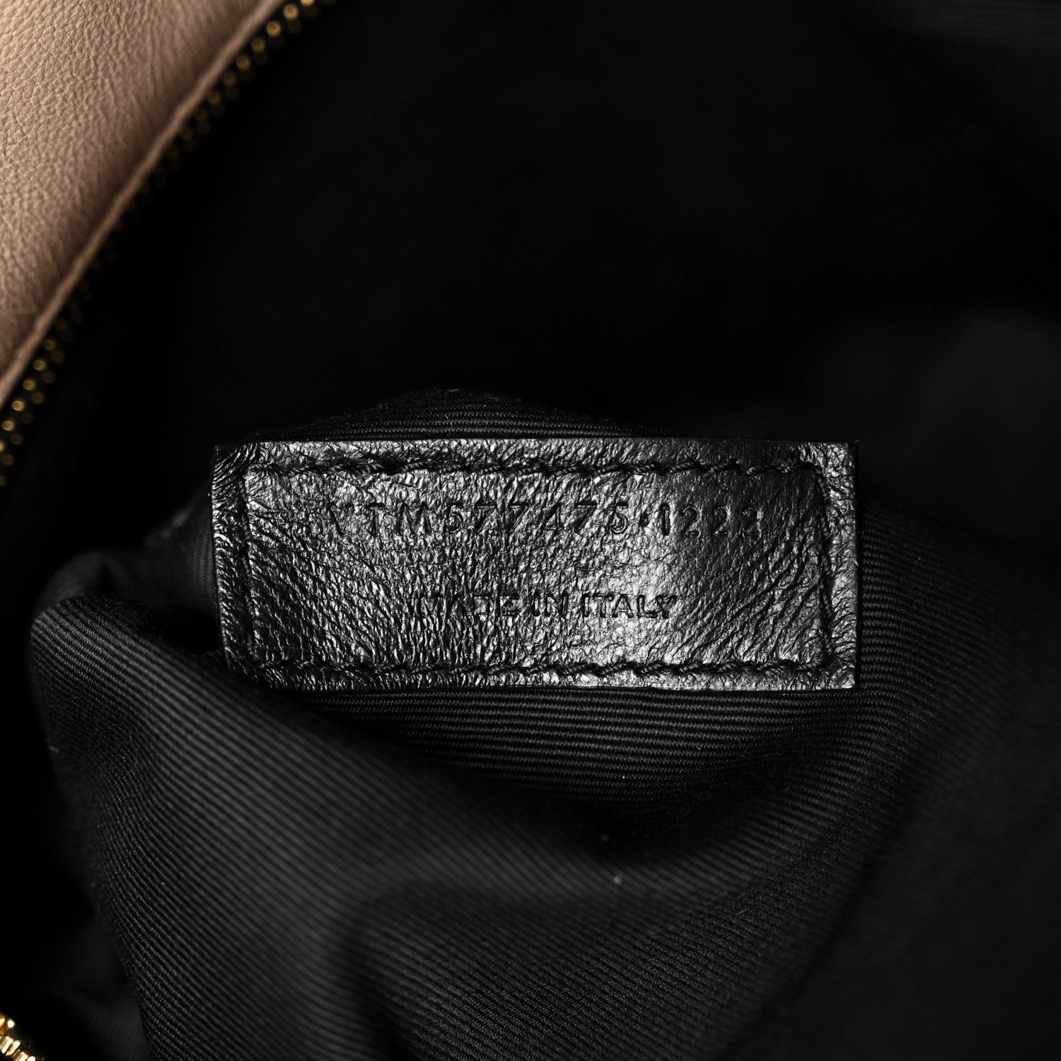 Saint Laurent Loulou Puffer Quilted Lambskin Chain Satchel Medium Dark Beige