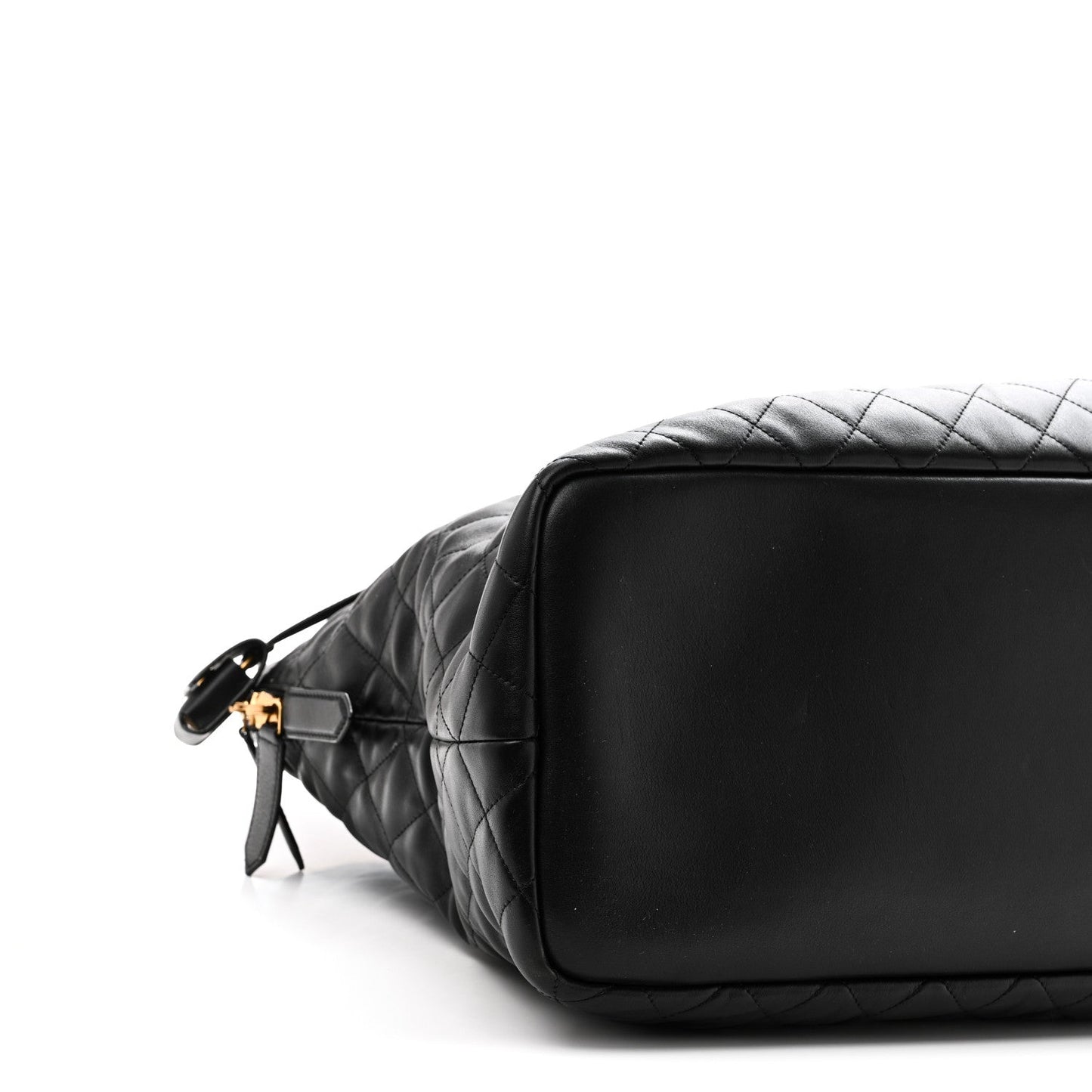 Saint Laurent ES Giant Calfskin Quilted Travel Bag Black