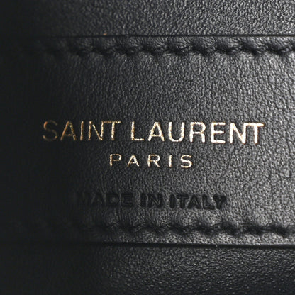 Saint Laurent Smooth Calfskin Small Le 5 A 7 Soft Hobo Black