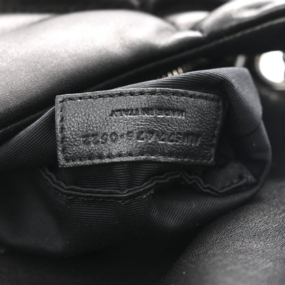Saint Laurent Loulou Puffer Small Quilted Lambskin Leather Satchel Black
