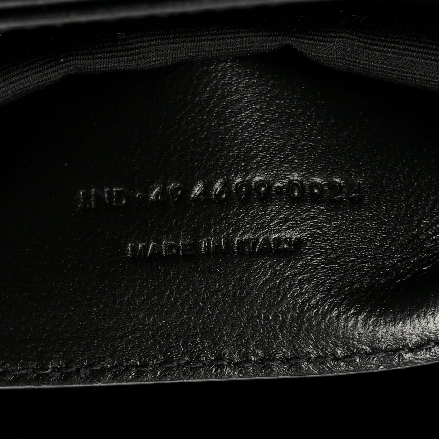 Saint Laurent Small Loulou Chain Satchel Calfskin Y Quilted Monogram Black