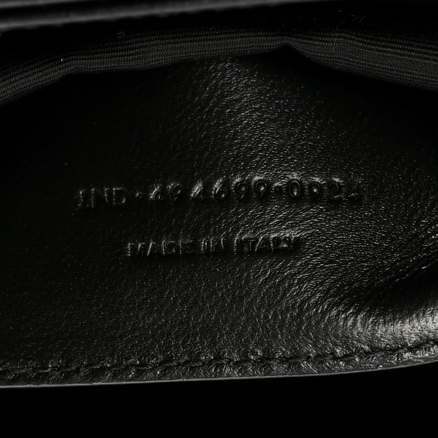 Saint Laurent Small Loulou Chain Satchel Calfskin Y Quilted Monogram Black