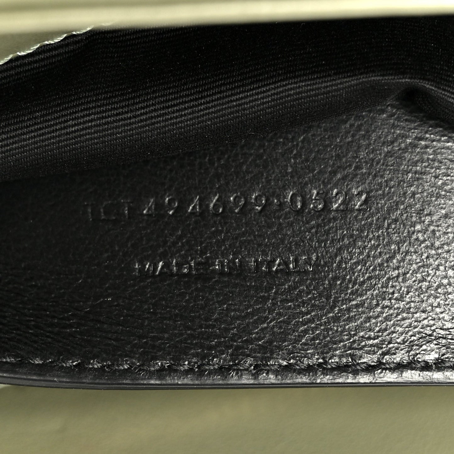Saint Laurent Loulou Calfskin Y Quilted Monogram Small Chain Satchel Light Sage