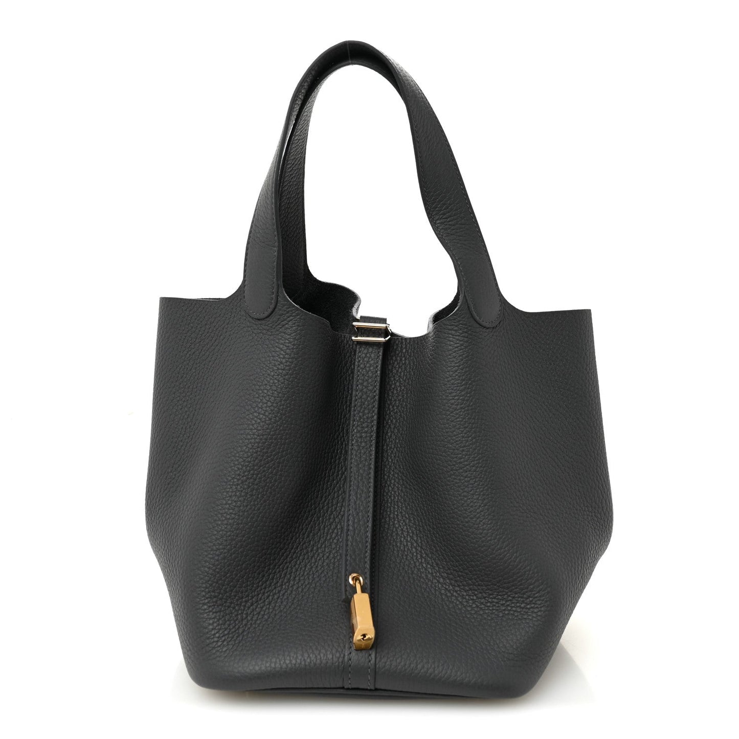 Taurillon Clemence Picotin Lock 22 MM Tote Ardoise