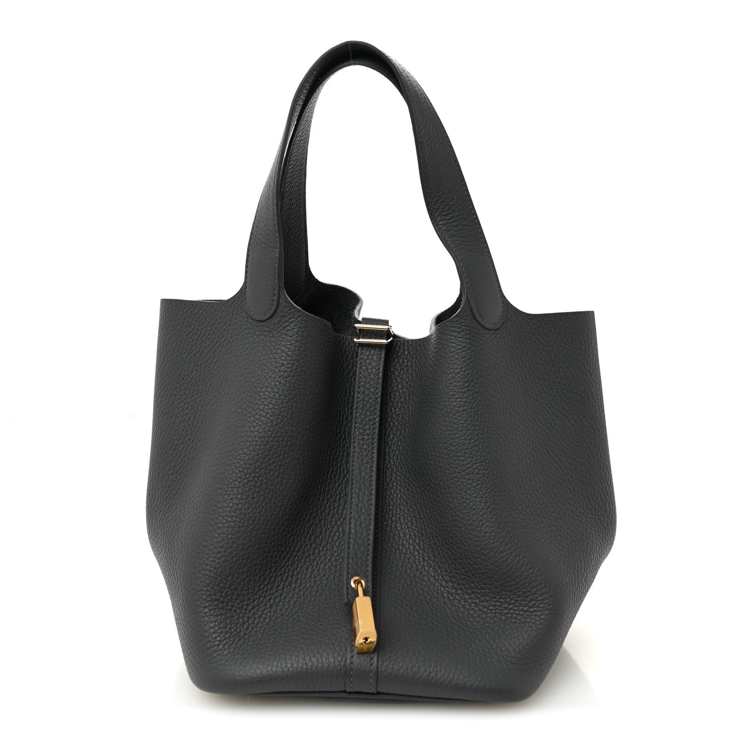 Taurillon Clemence Picotin Lock 22 MM Tote Ardoise