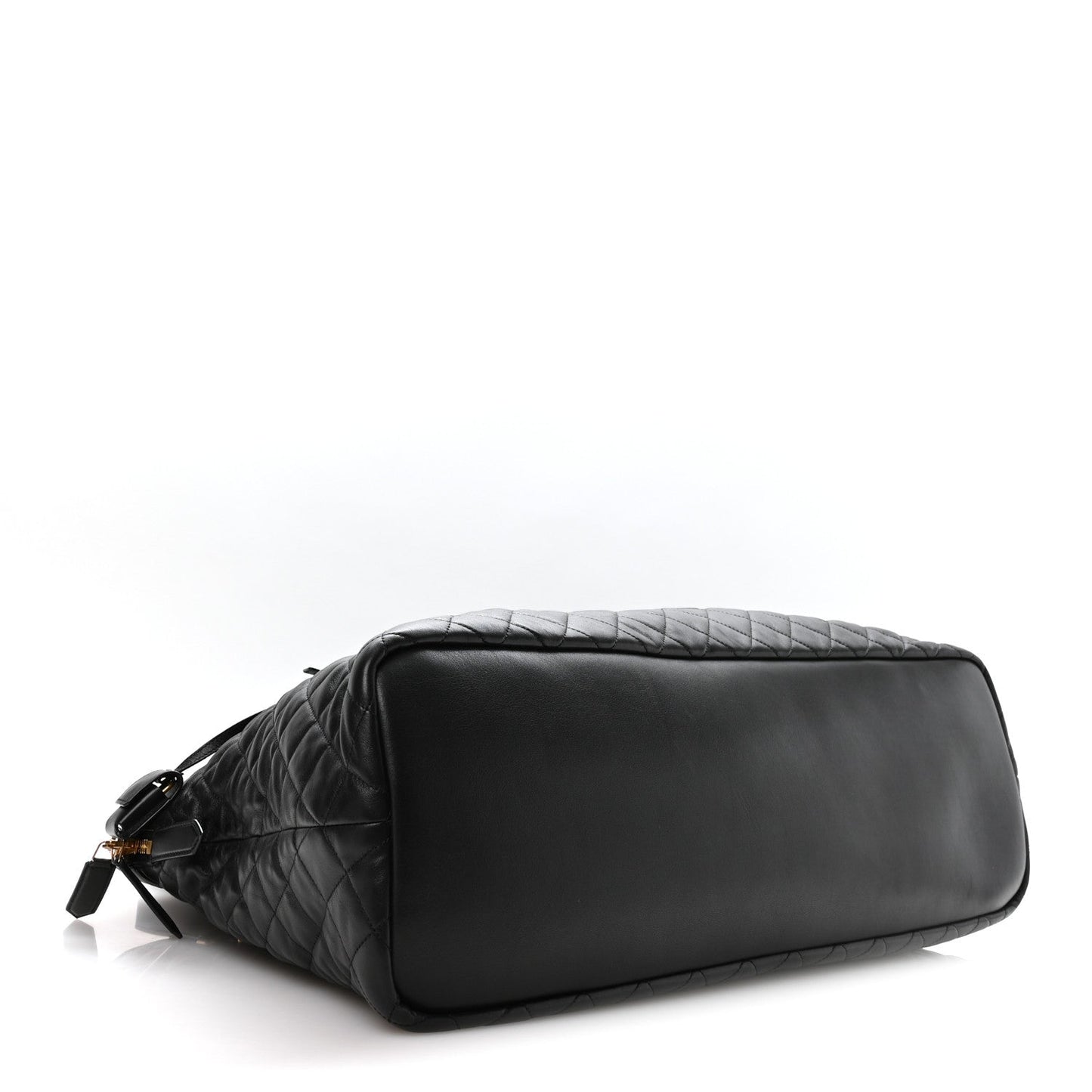 Saint Laurent Calfskin Quilted ES Giant Travel Bag Black