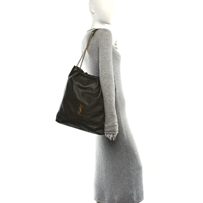 Saint Laurent Lambskin Matelasse Monogram Large Jamie 4.3 Shoulder Bag Light Musk