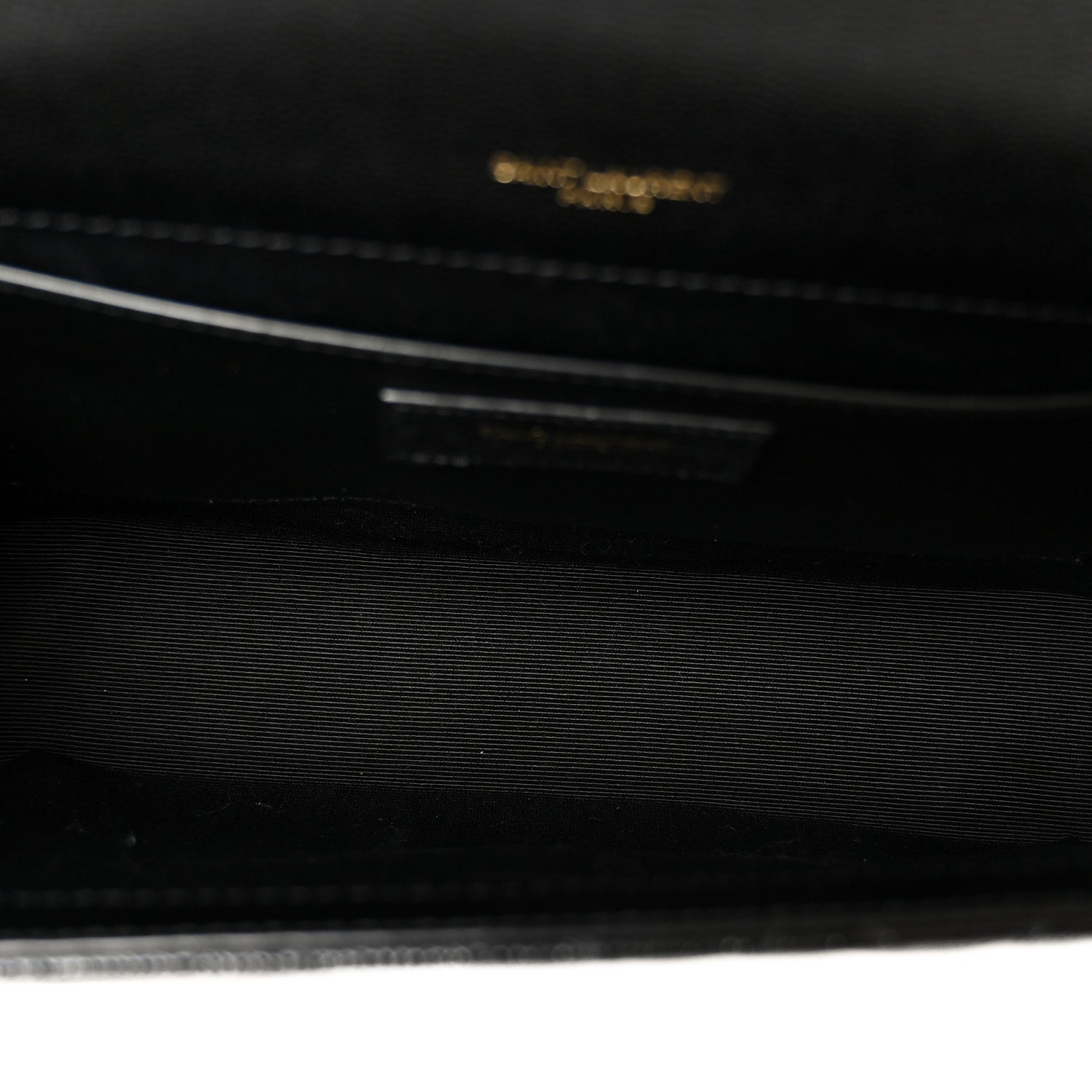 Saint Laurent Grain De Poudre Textured Mixed Matelasse Triquilt Medium Monogram Satchel Black