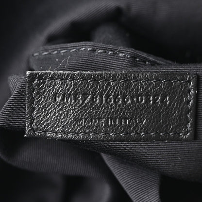 Saint Laurent Lambskin Matelasse Monogram Medium Jamie 4.3 Shoulder Bag Black