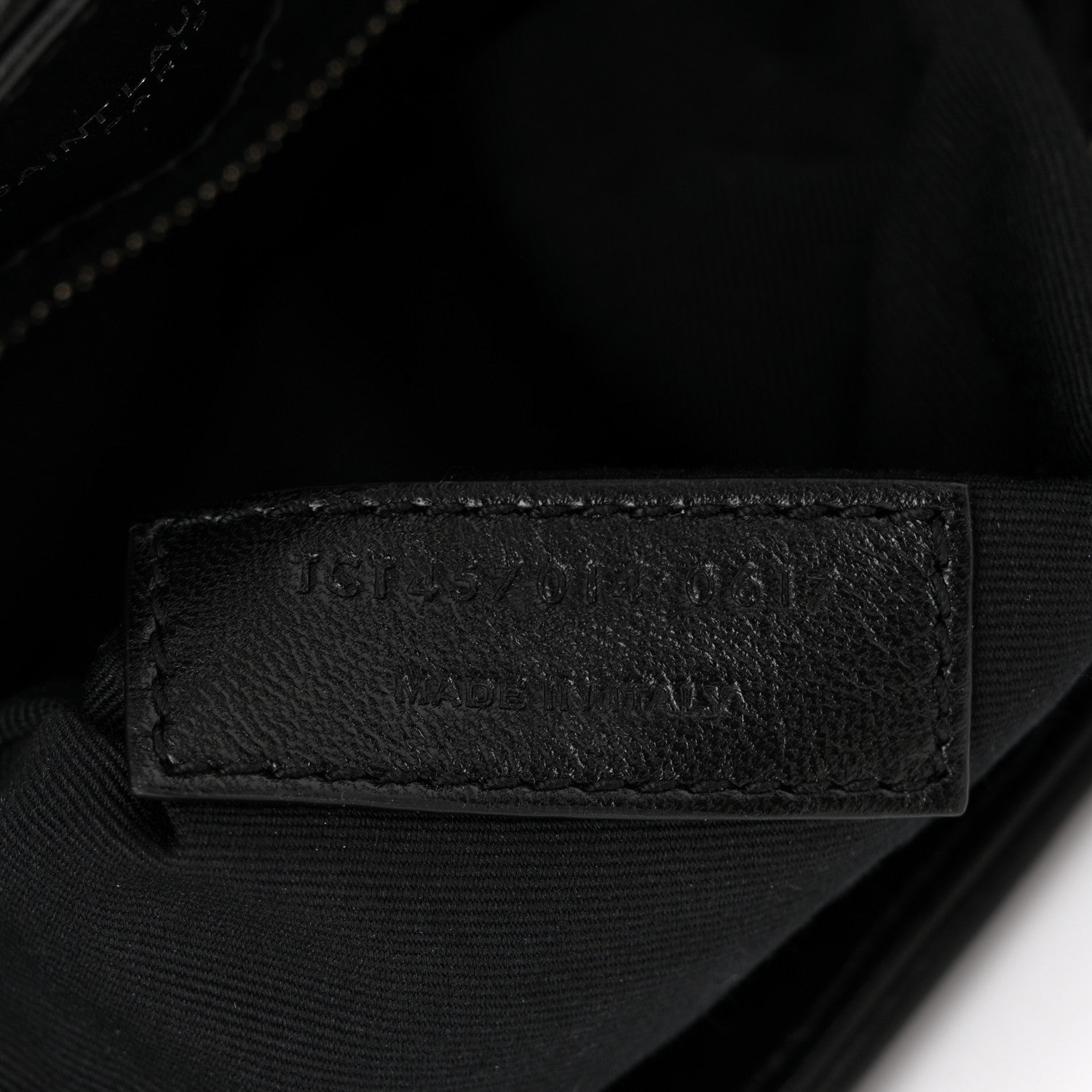 Saint Laurent Loulou Quilted Monogram Large Chain Satchel Black