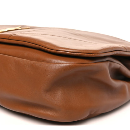 Saint Laurent Lambskin Matelasse Monogram Large Jamie 4.3 Shoulder Bag Light Fox
