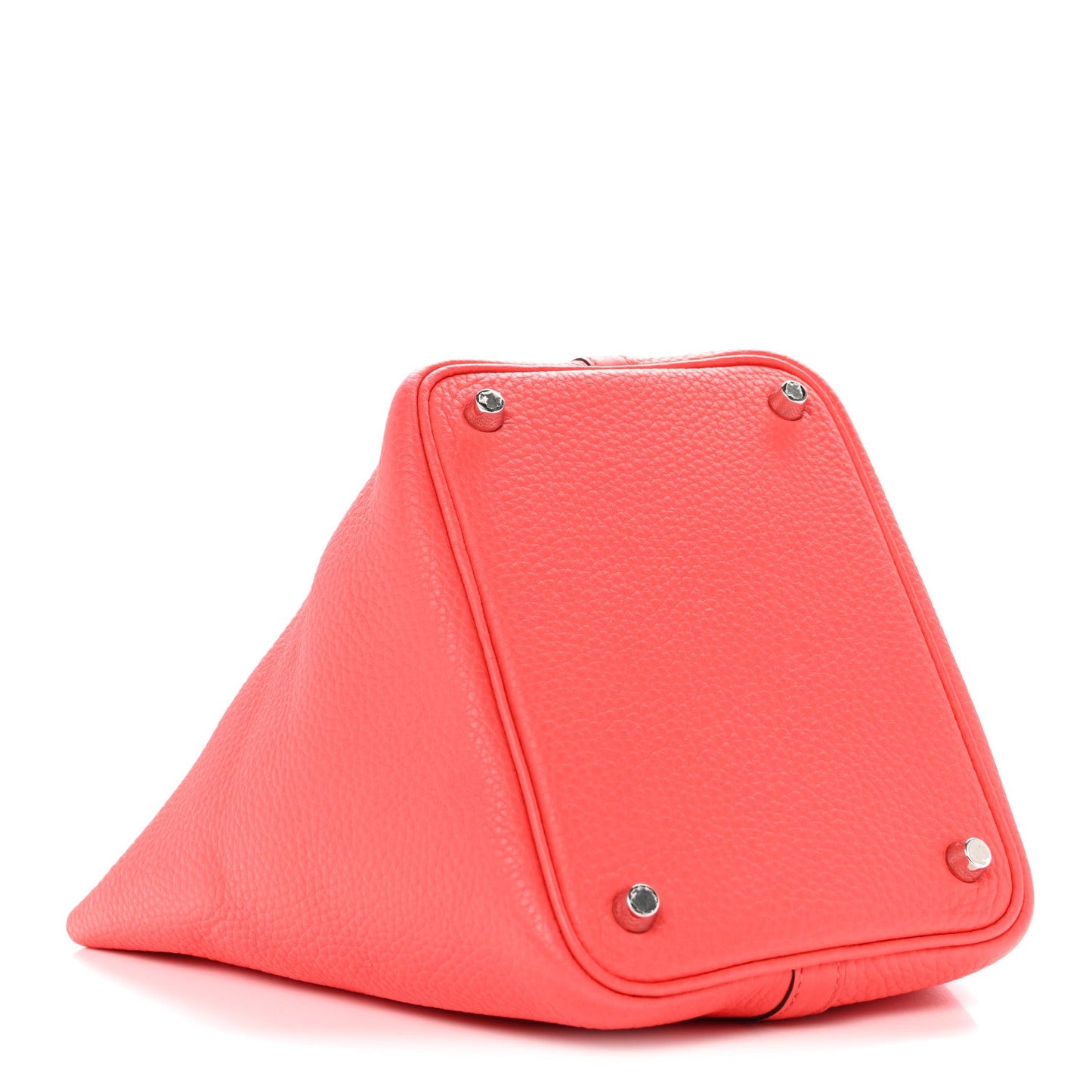 Picotin Lock 18 PM Tote Bag Clemence Calfskin Leather Rose Jaipur