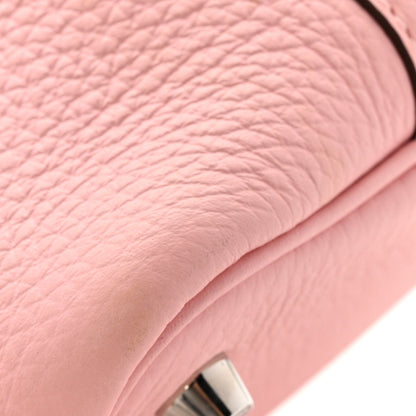 Taurillon Clemence Picotin Lock 18 PM Handbag Rose Sakura