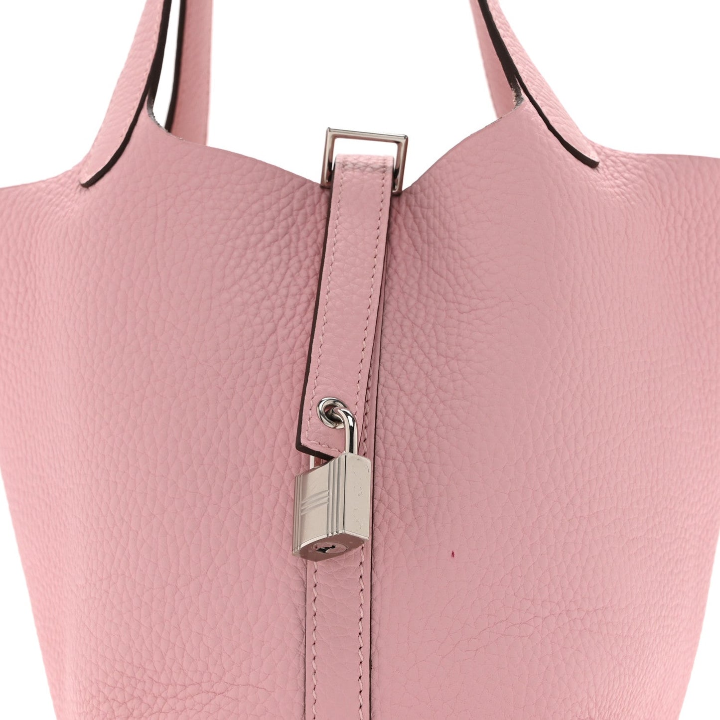 Taurillon Clemence Picotin Lock 18 PM Bag Mauve Sylvestre