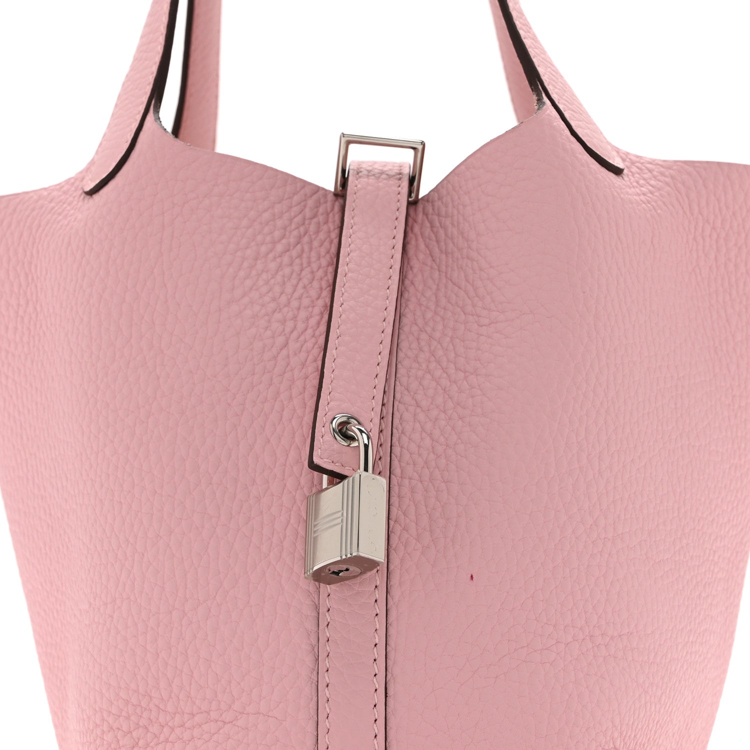 Taurillon Clemence Picotin Lock 18 PM Bag Mauve Sylvestre