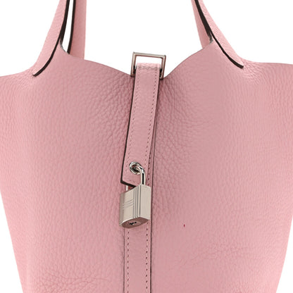 Taurillon Clemence Picotin Lock 18 PM Bag Mauve Sylvestre