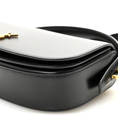 Saint Laurent Box Calfskin Voltaire Top Handle Crossbody Bag Black