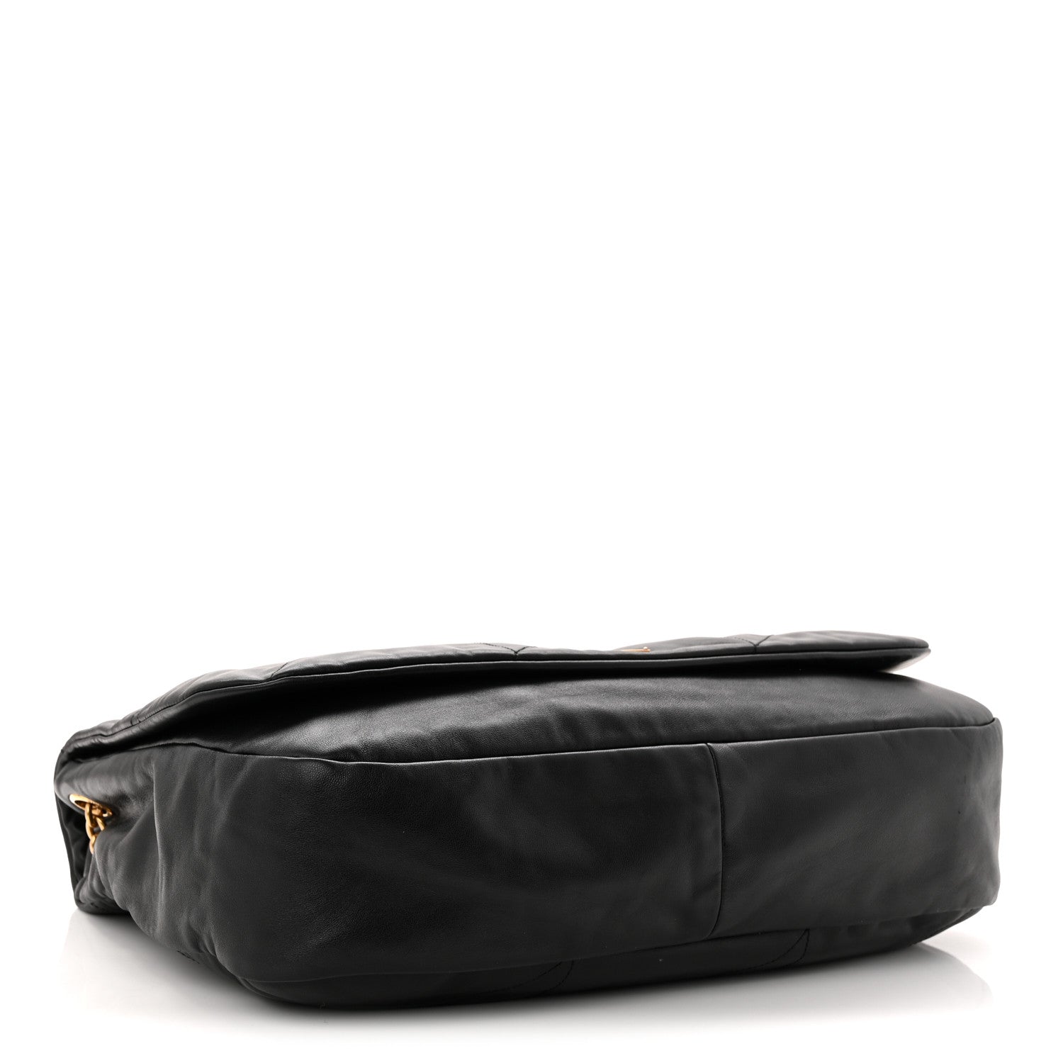 Saint Laurent Lambskin Matelasse Monogram Large Jamie 4.3 Black