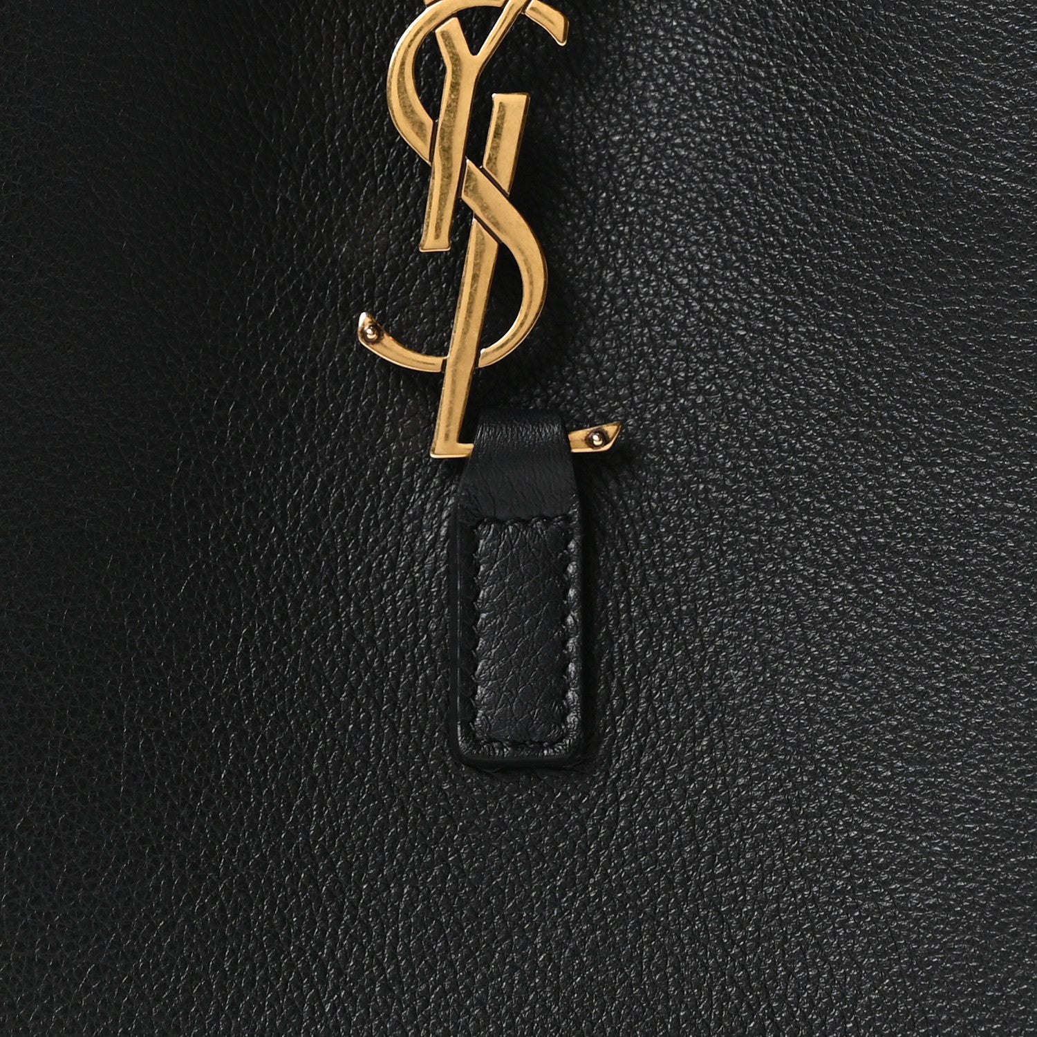 Saint Laurent Smooth Calfskin Small Le 5 A 7 Soft Hobo Black