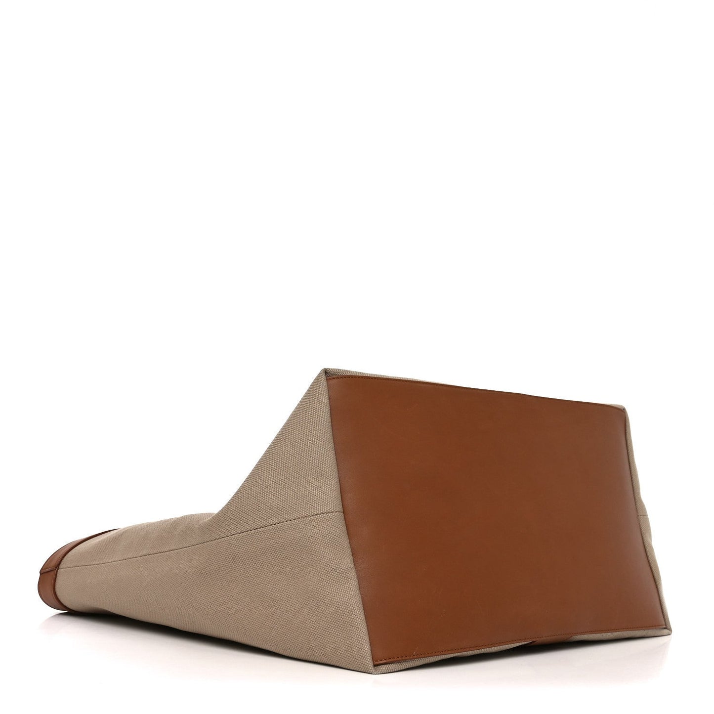 Saint Laurent Y Canvas Tote Bag Beige Brick