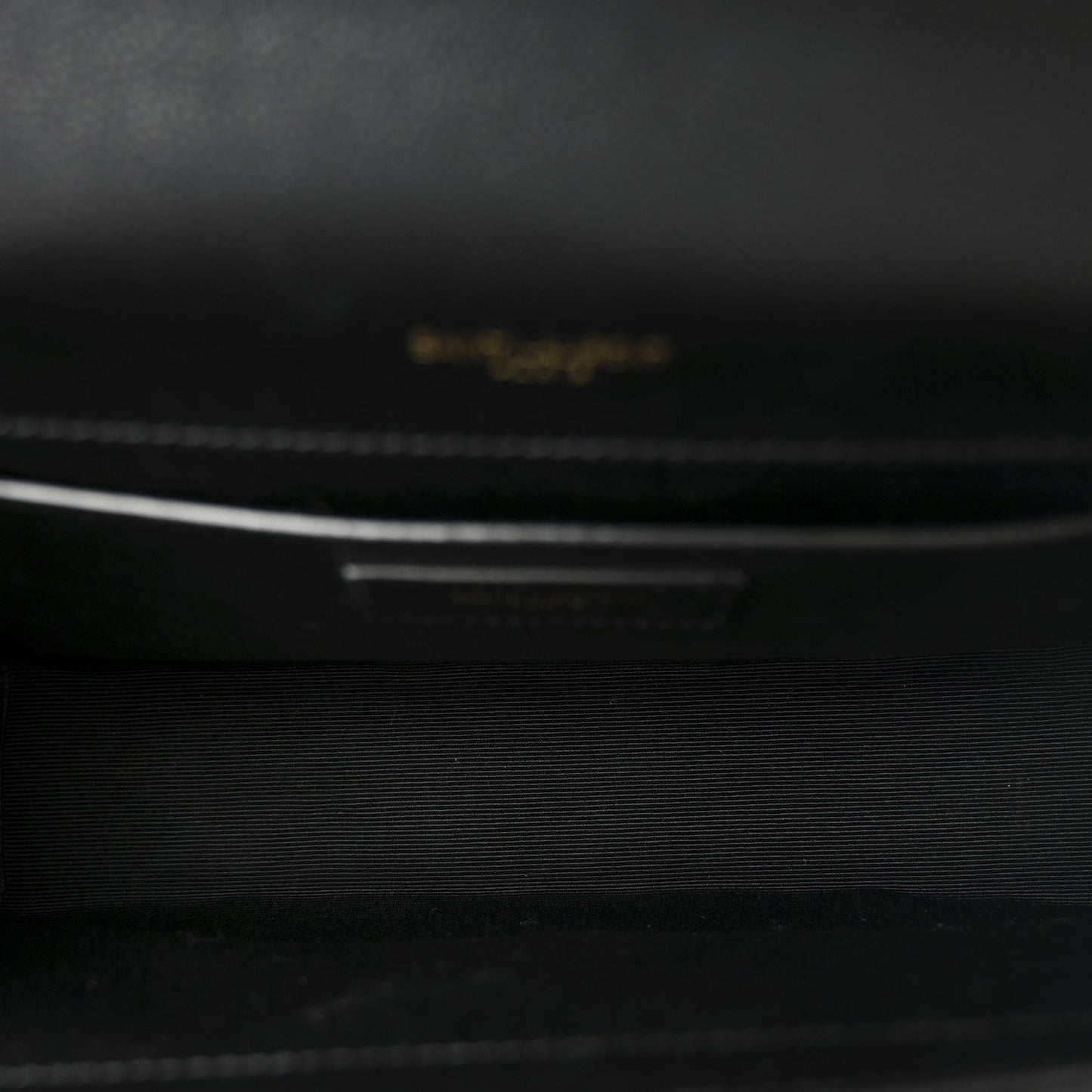 Saint Laurent Grain De Poudre Matelasse Triquilt Medium Monogram Satchel Black