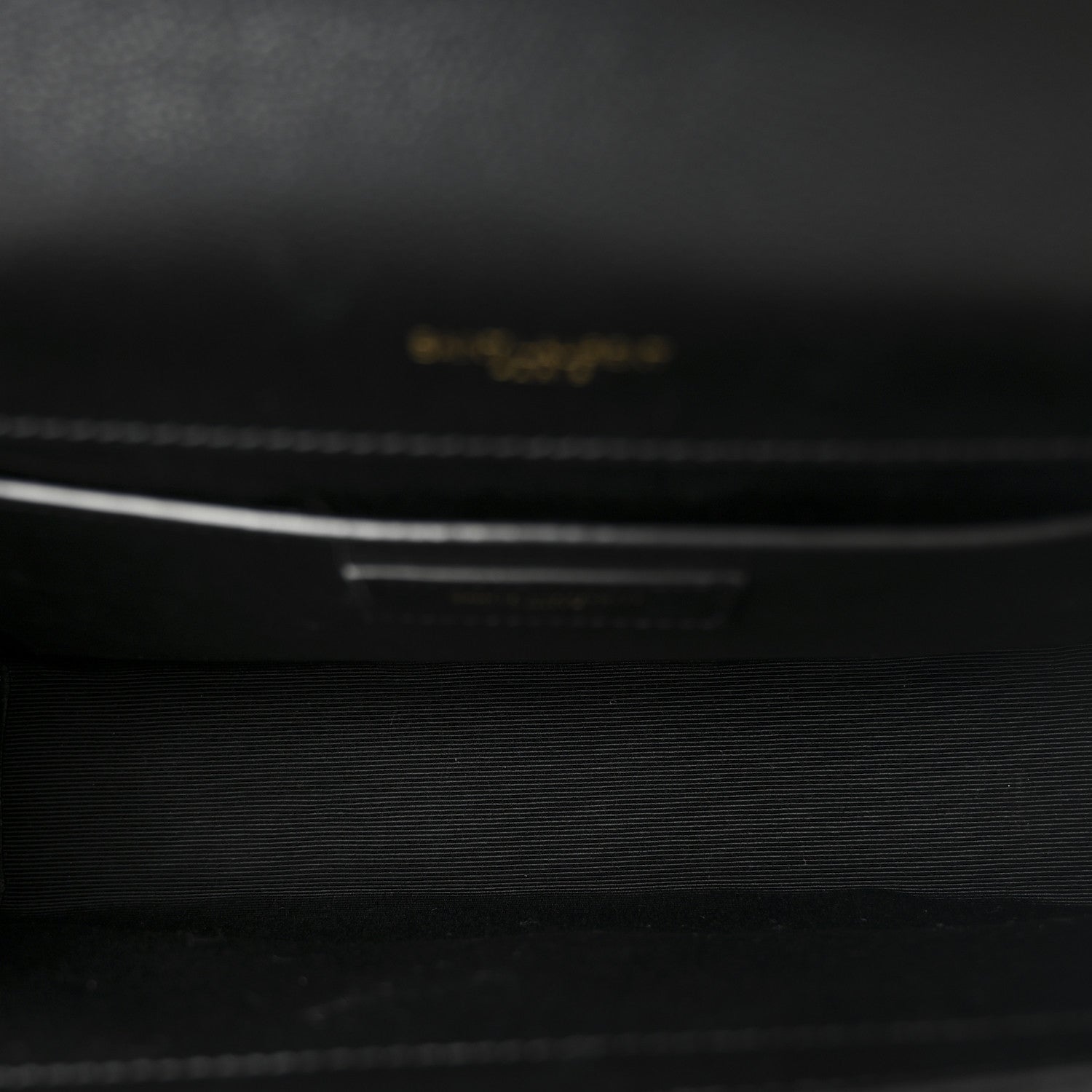 Saint Laurent Grain De Poudre Matelasse Triquilt Medium Monogram Satchel Black