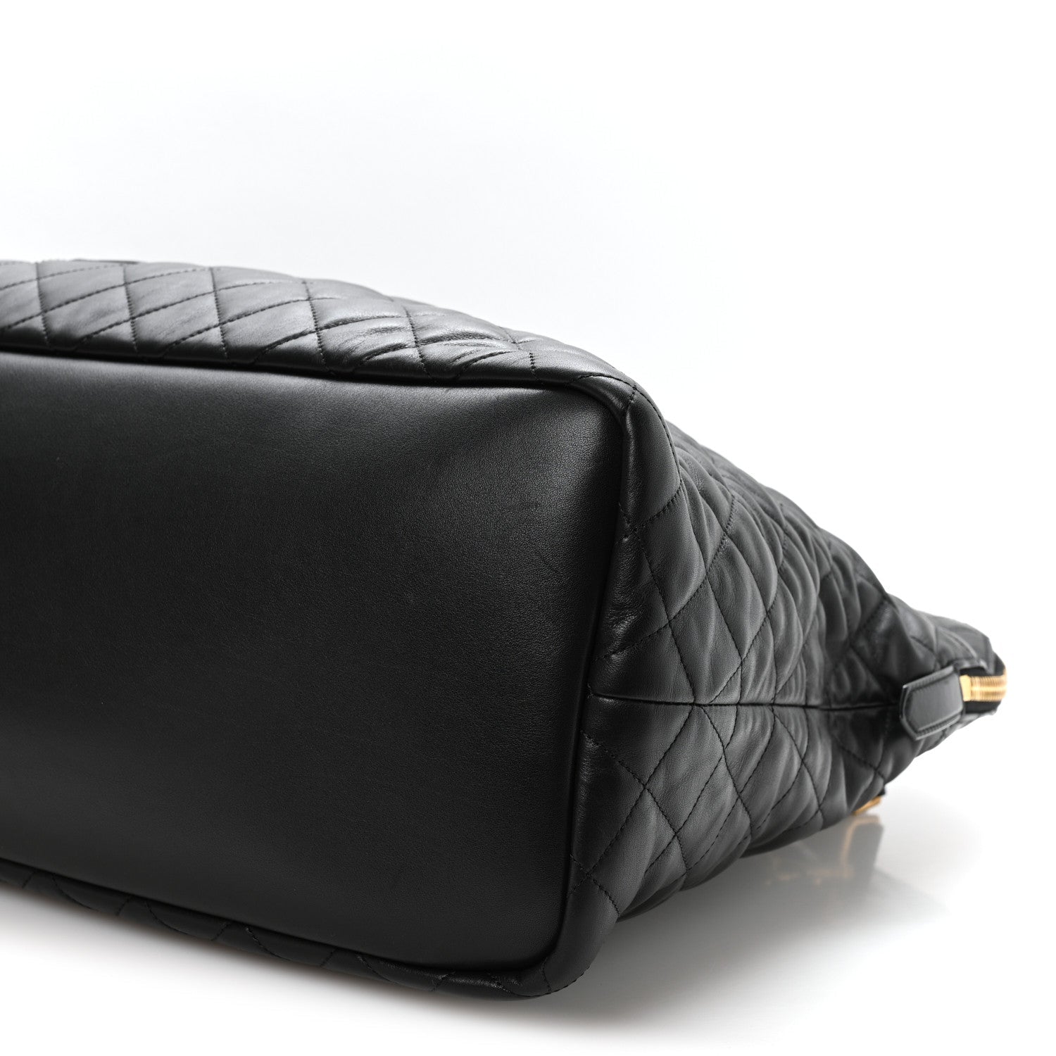 Saint Laurent Calfskin Quilted ES Giant Travel Bag Black