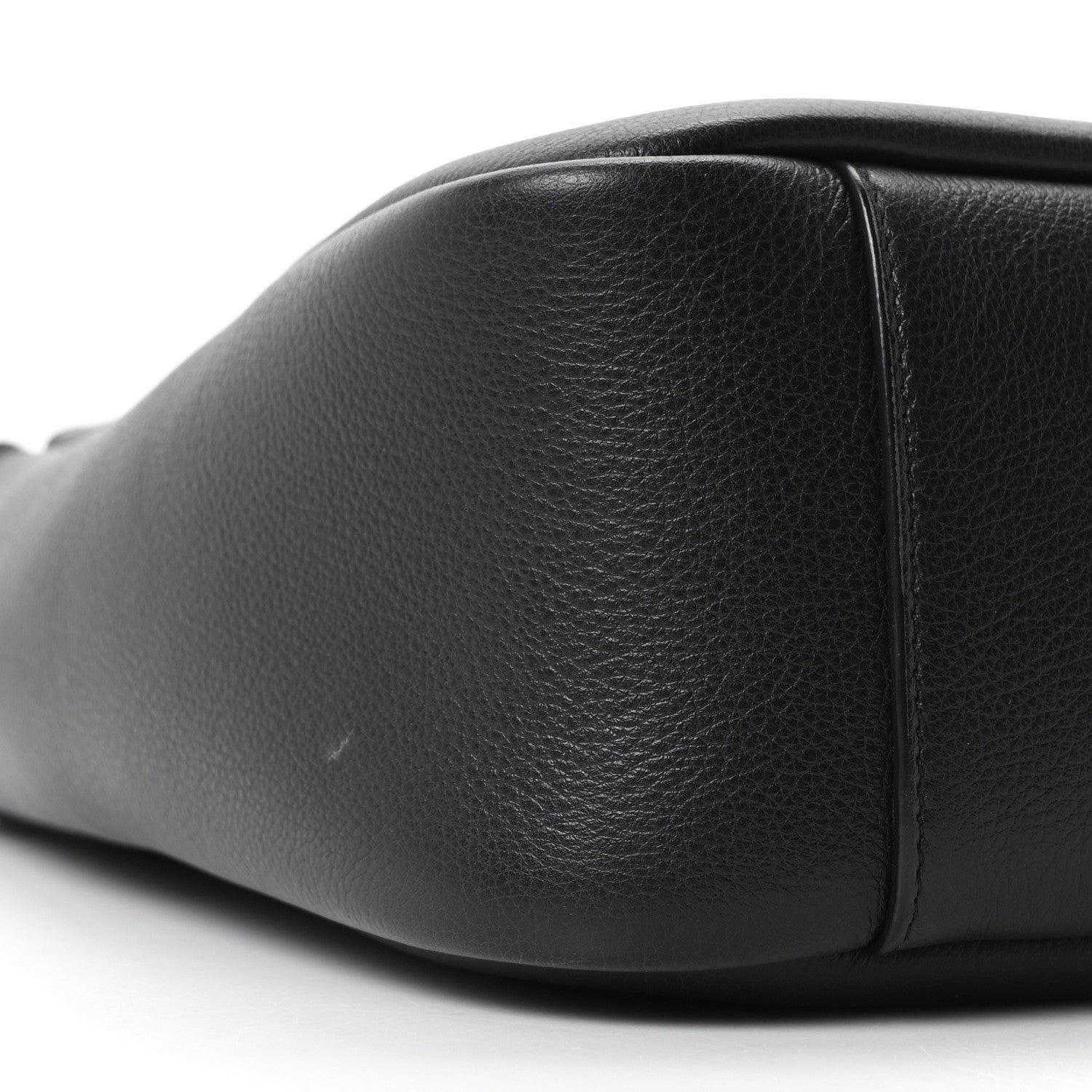 Saint Laurent Smooth Calfskin Small Le 5 A 7 Soft Hobo Black
