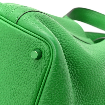Picotin Lock 18 PM Tote Bag Taurillon Clemence Leather Bambou