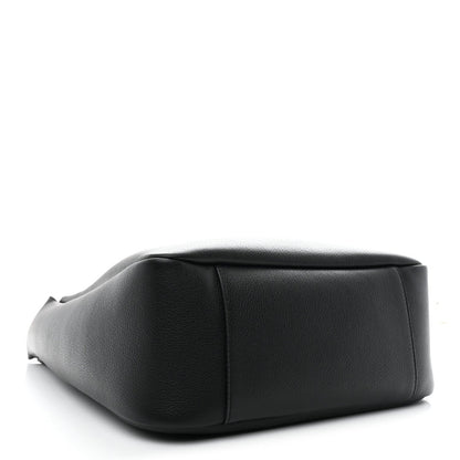 Saint Laurent Supple Calfskin Large Le 5 A 7 Soft Hobo Black