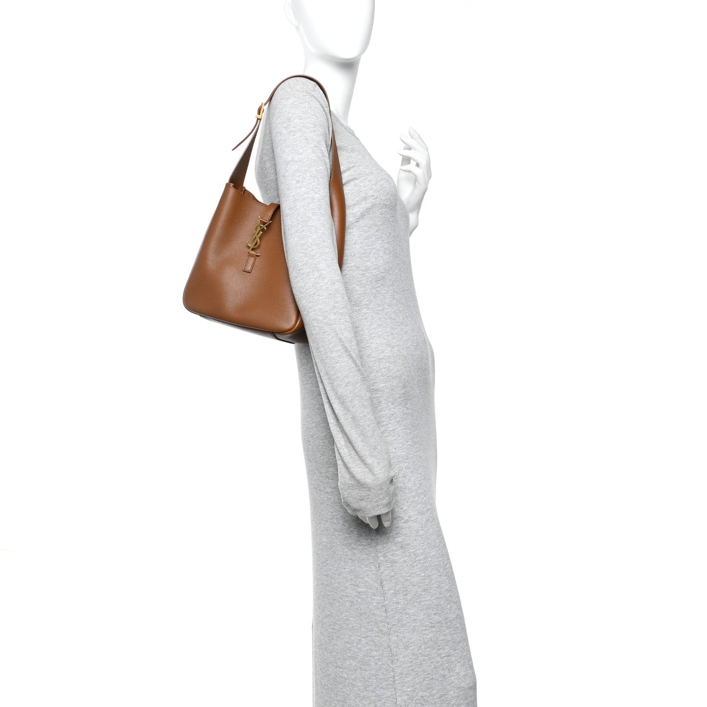 Saint Laurent Smooth Calfskin Small Le 5 A 7 Soft Hobo Fox