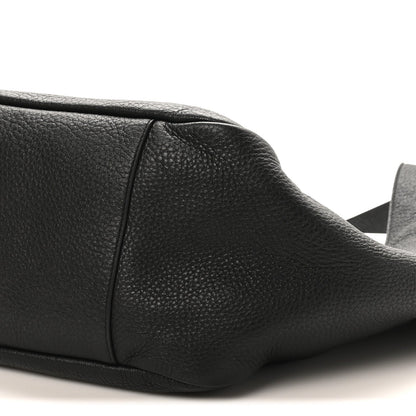 SAINT LAURENT Grained Deerskin Bea Tote Black
