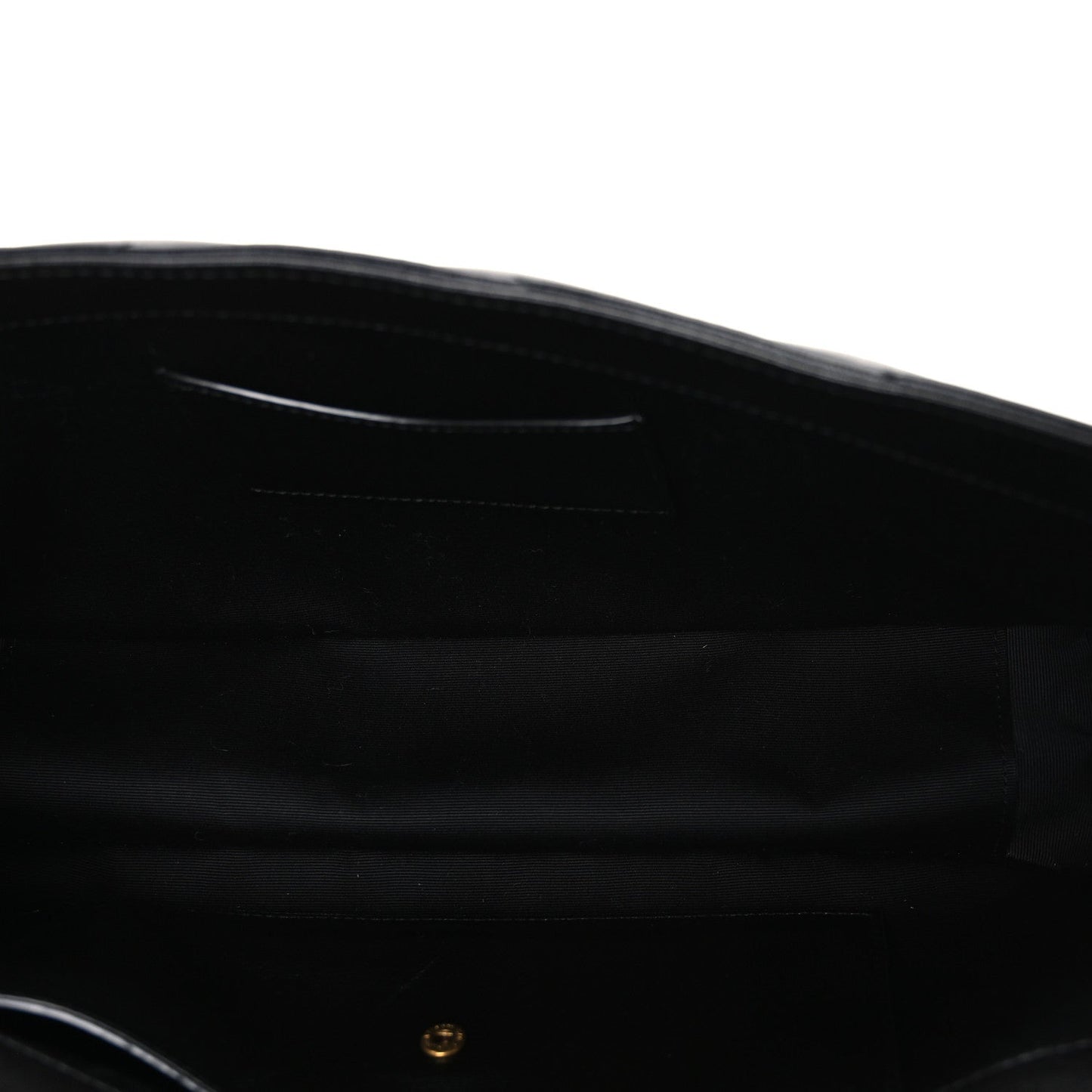 Saint Laurent Lambskin Chevron Quilted Medium Loulou Black