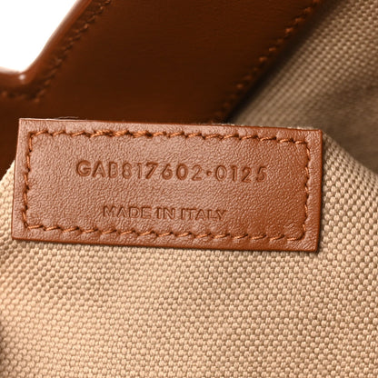 Saint Laurent Canvas Calfskin Y Tote Desert Dust Brick