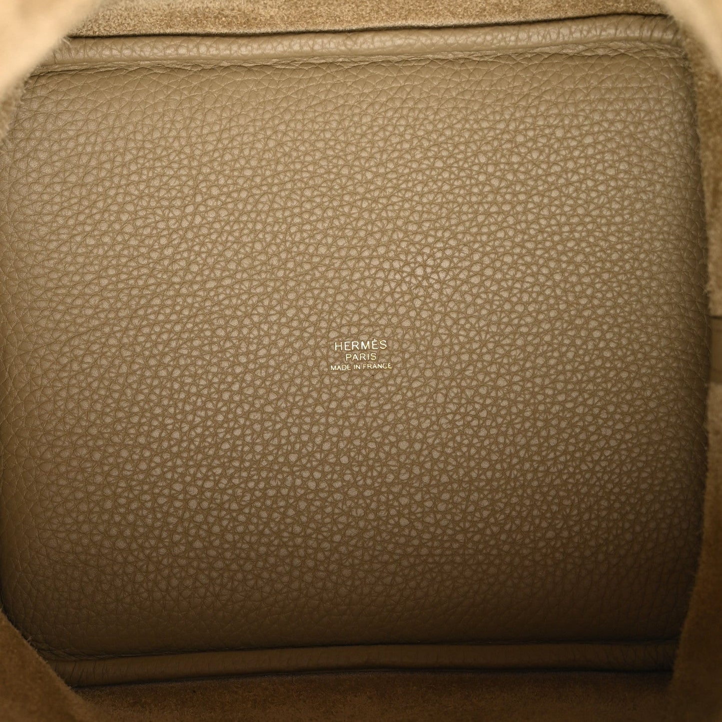 Taurillon Clemence Picotin Lock 22 MM Tote Beige Marfa