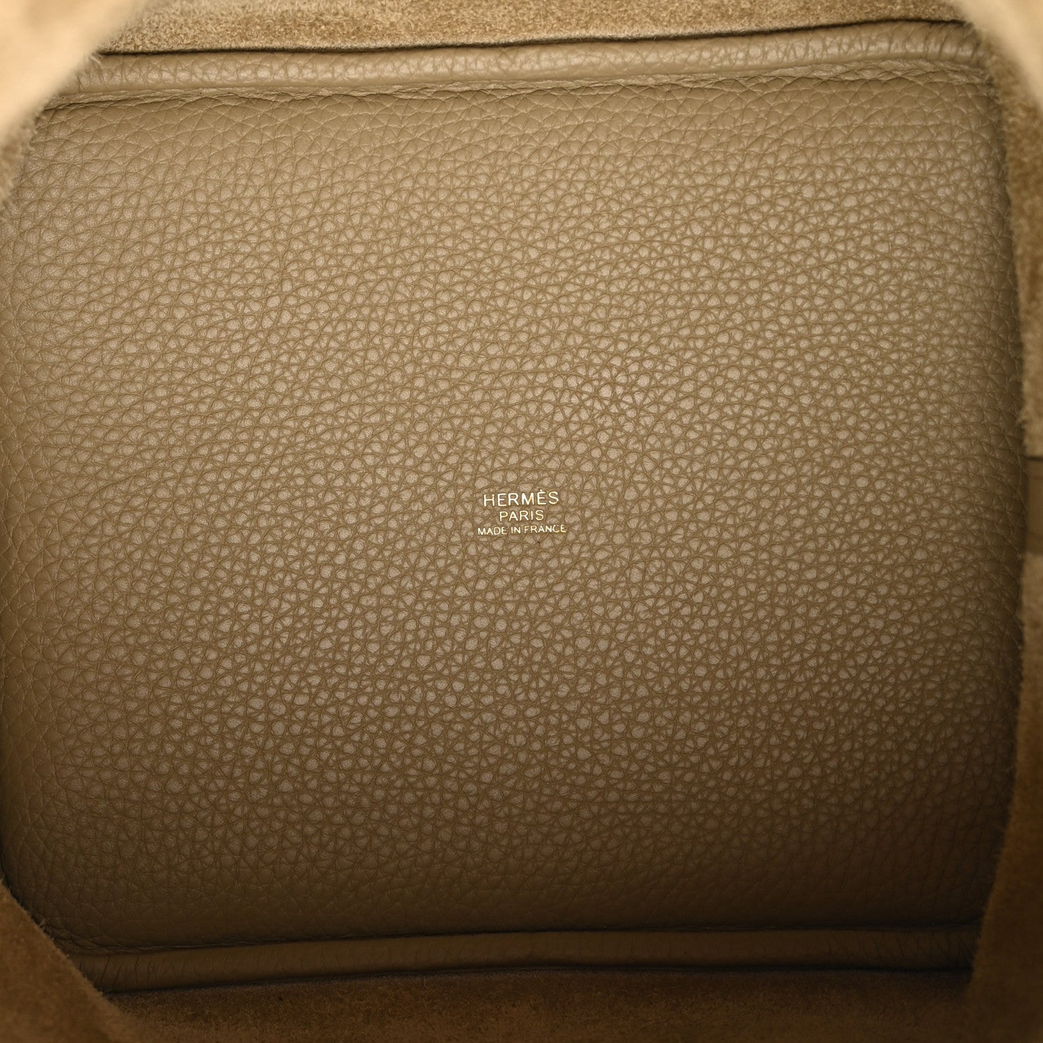Taurillon Clemence Picotin Lock 22 MM Tote Beige Marfa