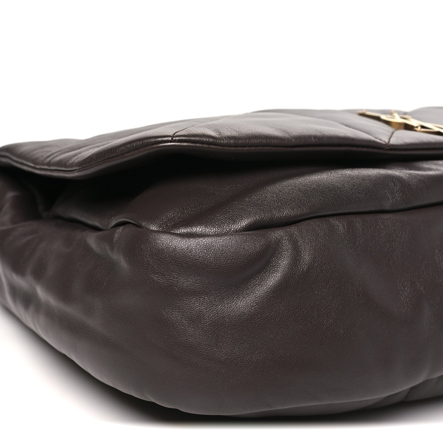 Saint Laurent Lambskin Matelasse Large Jamie 4.3 Shoulder Bag Dark Sweet Chocolate