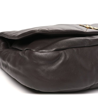 Saint Laurent Lambskin Matelasse Large Jamie 4.3 Shoulder Bag Dark Sweet Chocolate