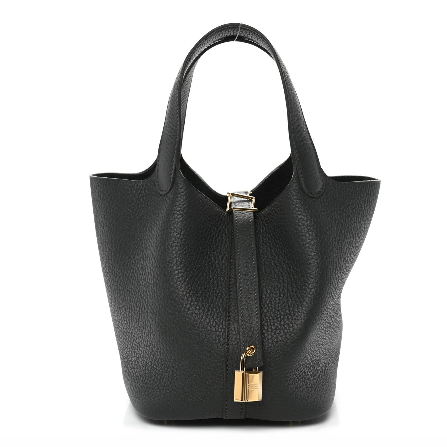 Taurillon Clemence Picotin Lock 18 PM Mini Bag Vert Mangrove