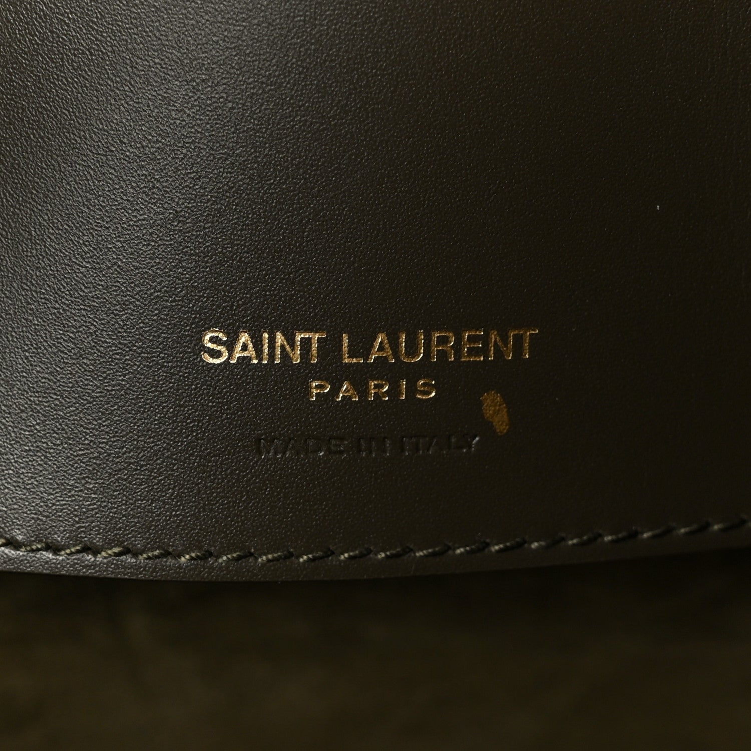 Saint Laurent Shiny Calfskin Le 37 Bucket Bag Arabica