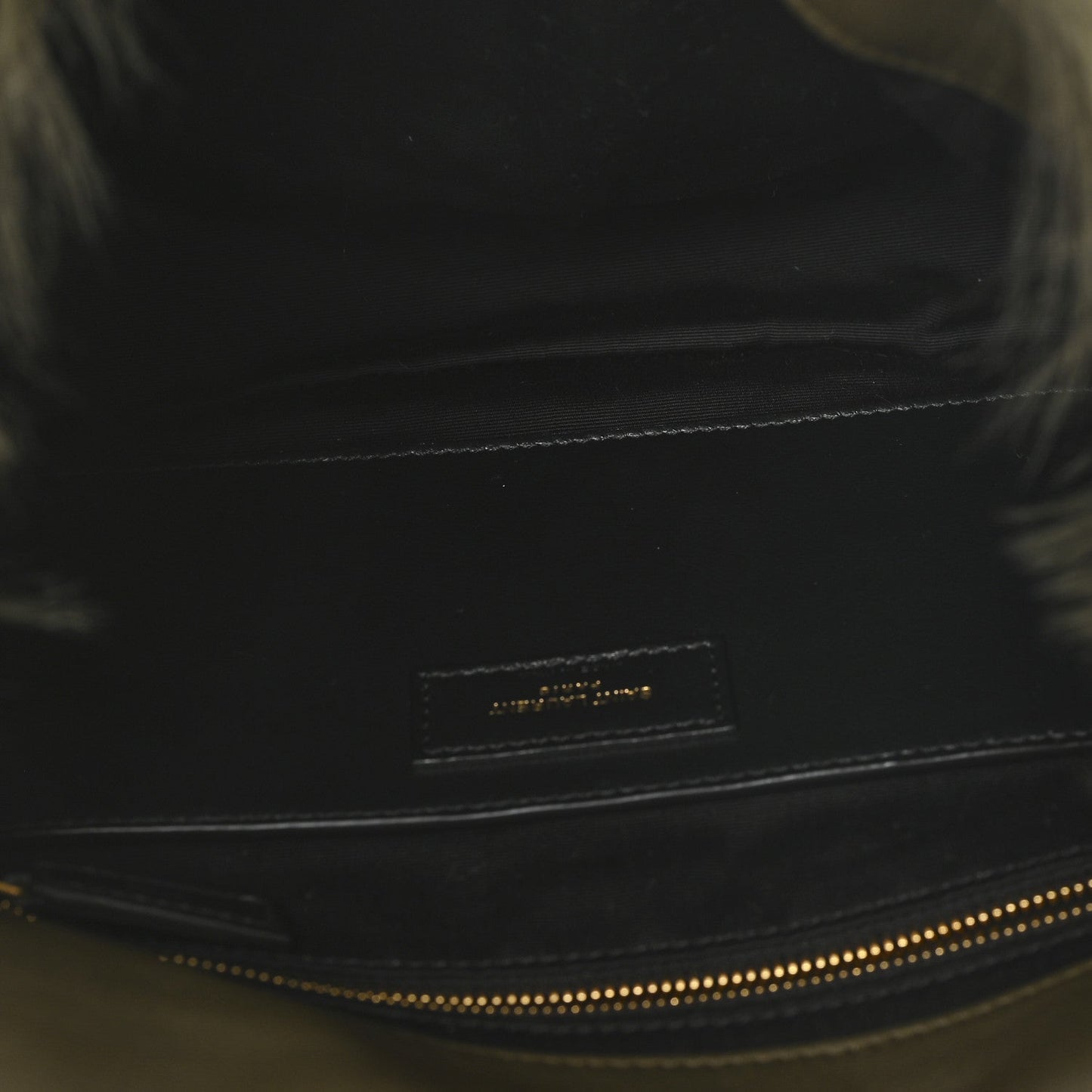 Saint Laurent Jamie 4.3 Shearling Fur Medium Shoulder Bag Olive Ranch