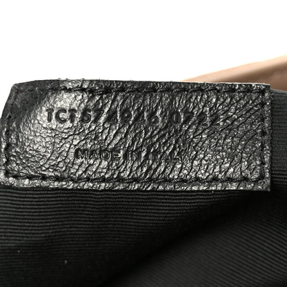 SAINT LAURENT Suede Y Quilted Monogram Medium Loulou Chain Satchel Taupe