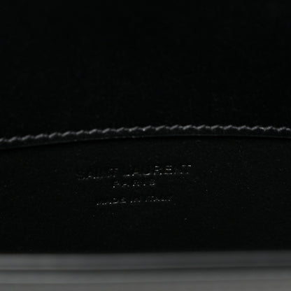 Saint Laurent Box Calfskin Voltaire Top Handle Crossbody Bag Black
